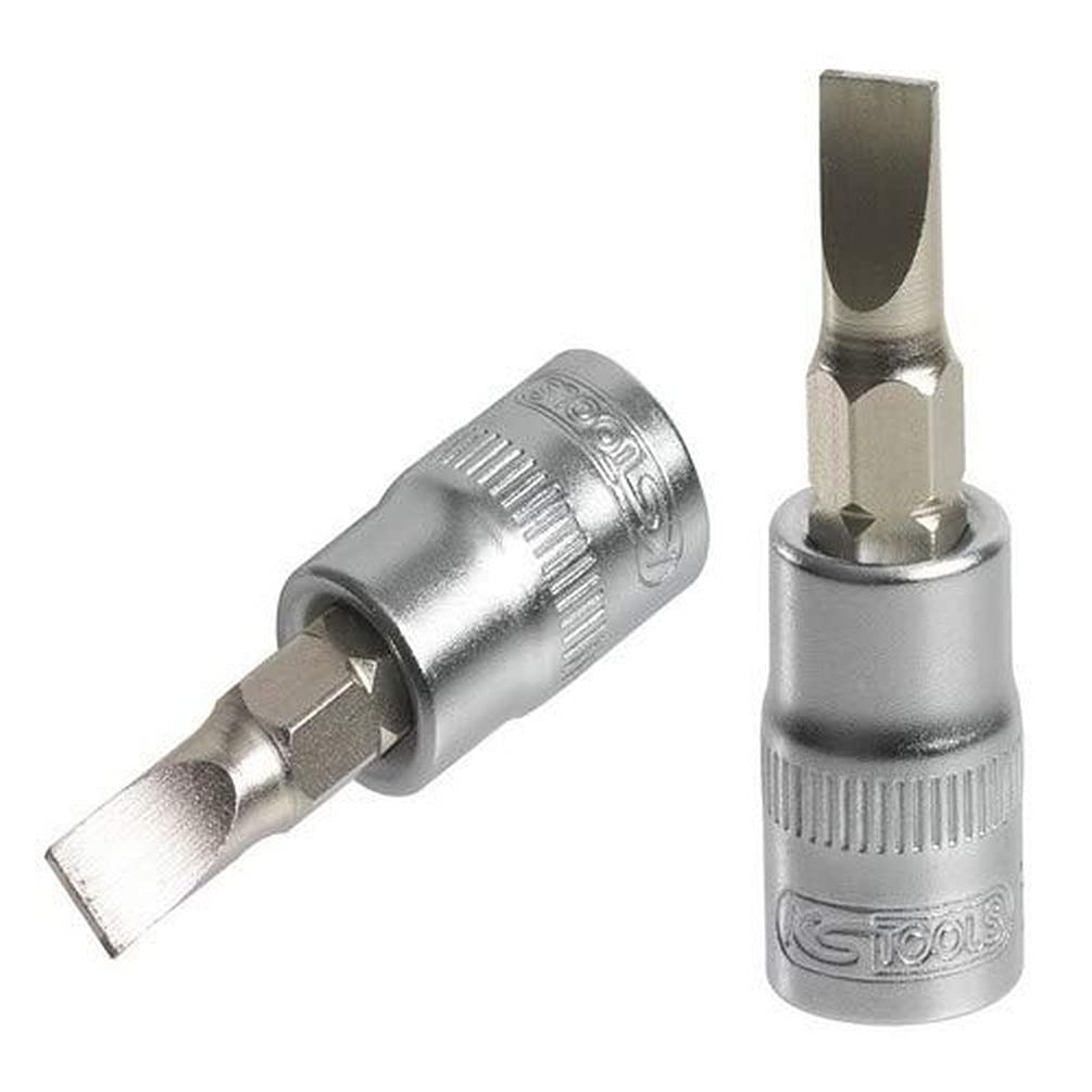 KS Tools - 922.1489 - Ultimate Screwdriver Socket Slit 1/4 inch, L.37 mm - 6.5 mm