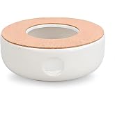 Ceramic Teapot Warmer, Teapot Heater, Tea Light Warmer, Suitable for Teapot and Mugs, 6 Inches (Candles not Included)