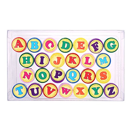 Letter Stamps for Classroom and Teachers, Luckybird Colorful Self