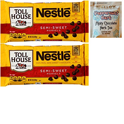 Nestle Semi Sweet Toll House Chocolate Chips Morsels. Convenient One-Stop Shopping for Christmas Dessert Treats. Who Doesnâ€™t Love Home Made Holiday Cookies? Also: Bigelow Peppermint Tea Sample.