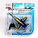 Maisto Fresh Metal Tailwinds 1:137 Scale Die Cast United States Military Aircraft : U.S. Navy Blue Angel All-Weather Carrier-Capable Multirole Fighter Jet (Ground and Air) F/A-18C Hornet with Display Stand (Dimension: 3-1/2" x 5" x 1")
