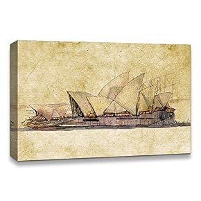 Freehand Sketching of Scenery Pictures Home Wall for...