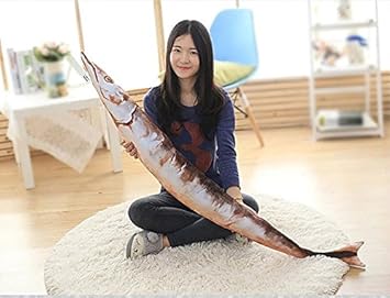 Fanzailou Giant Fish Plush Toy Sleeping Pillow Doll Plush Pillow