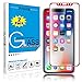 DONWELL [ 2 Pack ] iPhone 11 Pro/iPhone Xs Screen Protector, Tempered Glass Full Coverage Edge Anti-Scratch Protective Cover Compatible with iPhone X/iPhone Xs/iPhone 11 Pro 5.8 inch (Red)
