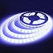 JOYLIT 24V LED Strip Lights White 6000-6500K 16.4ft/5M 5050 SMD 300LEDs IP65 Waterproof, Dimmable Self-Adhesive LED Tape Lighting for Kitchen Cabinets, Book Shelf, TV Bias Lighting Decoration