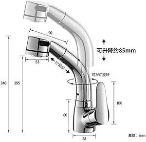 Baño Extraíble Grifo de la bañera Grifo de agua con rociador Cabezal de