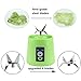 Portable USB Personal Blender Juicer Cup for Smoothies Shakes, Mini Travel Blender,Upgrade 6 Blades,Rechargeable,380ml (Green)