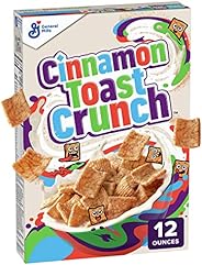 Cinnamon Toast Crunch Breakfast Cereal, Crispy Cinnamon Cereal, 12 oz Cereal Box