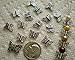 BSI - Antique Silver Metal Charm Beads Varies Upon Your Choice. (30 Pcs 14mm Butterflies)