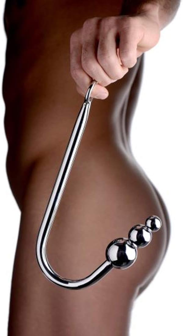 Beaded Anal Hook, Silver, U - Image 5