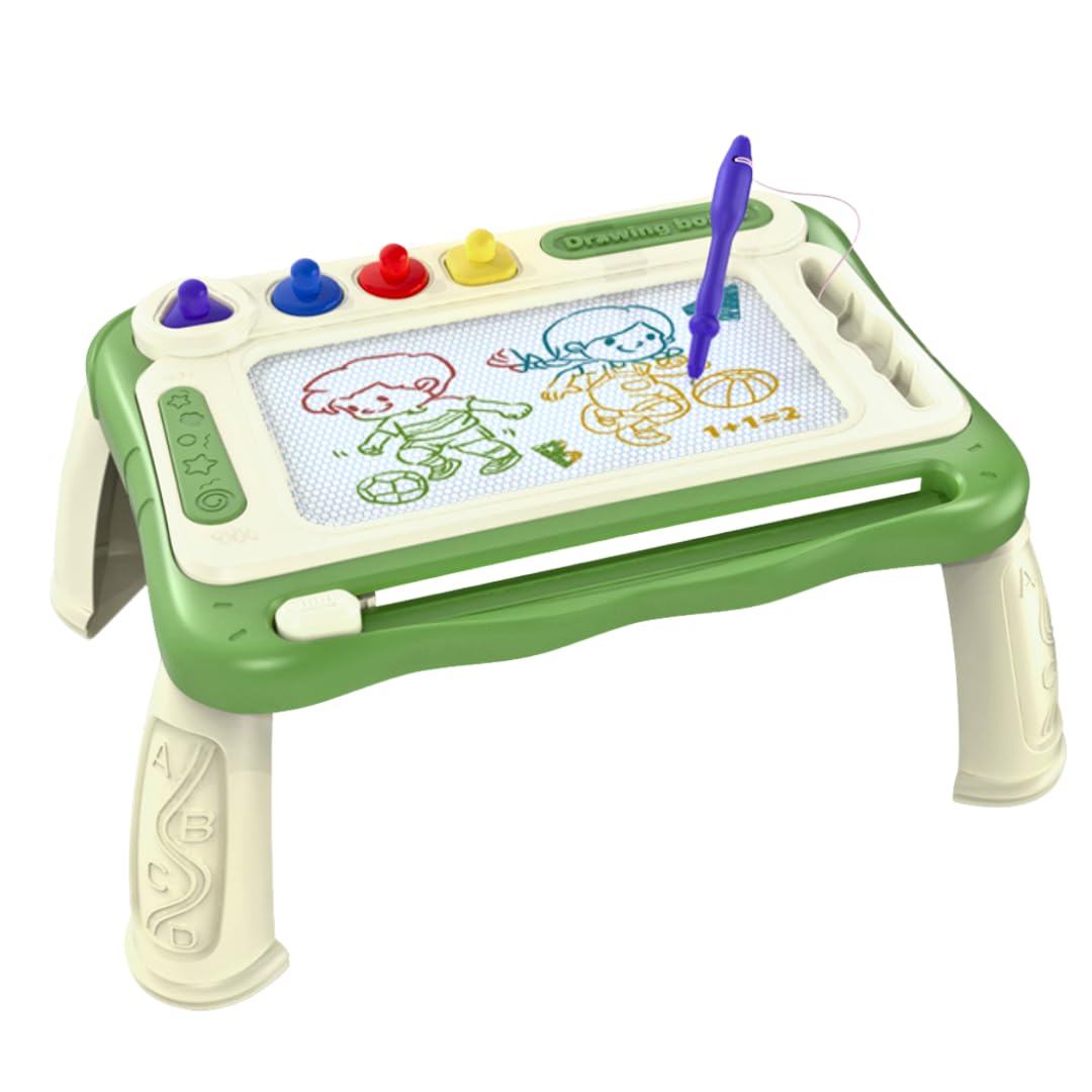 Tgxlak Magnetic Drawing Board, Toddler Toys for 1-3 Year Old, Boy Toys for Toddlers, Doodle Board Pad Learning and Educational Game for 1 2 3 Year Old Baby Kids Birthday Gift（Green）