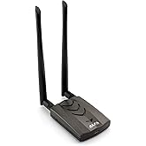 Alfa Long-Range Dual-Band AC1200 Wireless USB 3.0 Type-C Wi-Fi Adapter w/2x 5dBi External Antennas – 2.4GHz 300Mbps/5GHz 867M