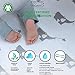 100% Organic Cotton Jersey Knit Soft Fitted Sheet (2 Pack) - Washable Crib Mattress Sheets - Fits Standard Toddler Mattresses