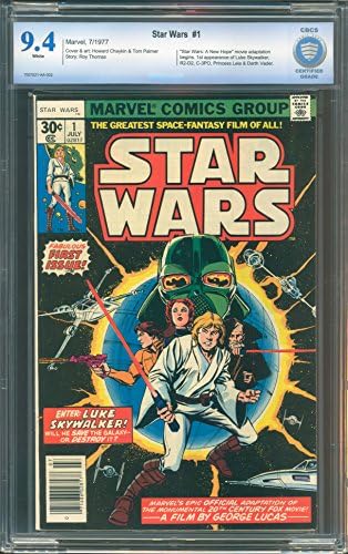 MARVEL COMICS STAR WARS VOL 1 # 1 PGX-GRADED 9.4 NEAR MINT ITEM # 15015