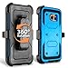 Samcore Galaxy S7 Edge Case Full Body Protective Shock Reduction Belt Clip Case With Rugged Holster Without Built In Screen Protector For Samsung Galaxy S7 Edge [BLUE]