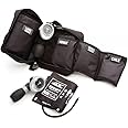 ADC - 732-BK Multikuf 732 4-Cuff EMT Kit with 804 Portable Palm Aneroid Sphygmomanometer, Child, Small Adult, Adult and Large Adult Blood Pressure Cuffs (13-50 cm), Nylon Zipper Storage Case, Black