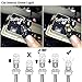 Safego T10 LED White W5W 5-SMD 5050 Super Bright 194 168 2825 Wedge LED Car Lights Source Replacement Bulbs Interior Lamps Pack of 10