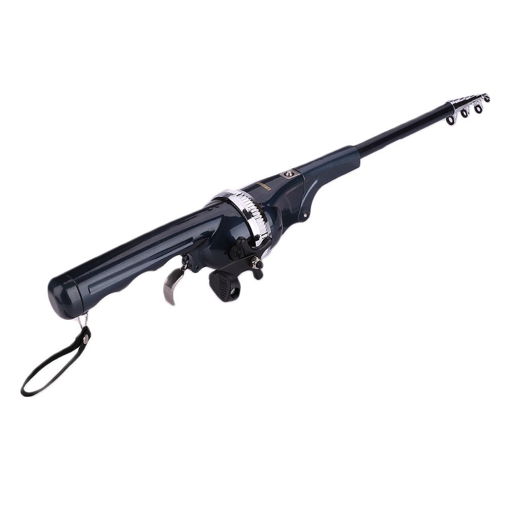 旅行 海釣りキット 伸縮自在 ミニ Xwu 釣竿 B07g71klp4 釣りリール 釣り糸付き ロッド リールセット 超特価激安 Mongolianski Mn