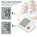 Upper Arm Blood Pressure Monitor Cuff 8.7''-16.5'' by NURSAL,Digital Automatic High Blood Pressure Machine Kit with WHO Indicator,Portable Bag,2 Users 180 Reading Memories