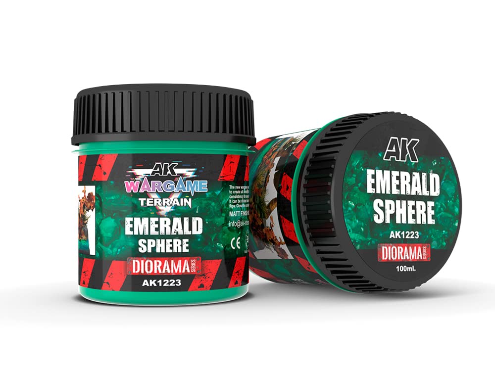 AK Interactive - Emerald Sphere Wargame Terrain 100ml - AK1223