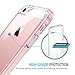 iPhone SE Case, Trianium [Clear Cushion] Protective Clear Bumper for Apple iPhone SE 2016 & iPhone 5S 5 [Scratch Resistant] Seamless Integrated Shock-Absorbing Bumper Cover Hard Back Panel - Clear