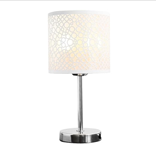 warm bedside lamp