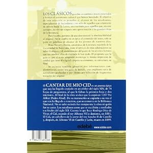 Cantar de Mio Cid / The Song of My Lord (Clasicos para estudiantes/ Classics For Students) (Spanish Edition)