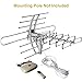 Esky Remote Controlled Amplified VHF UHF Outdoor HDTV Hd Rotor Tv Antenna 360° Rotation, Esky HG-981