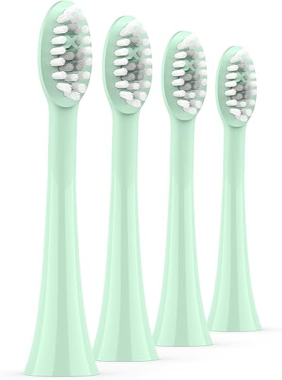 ORDO Replacement Sonic Toothbrush Heads Pulse Technology Mint Green 4 Pack