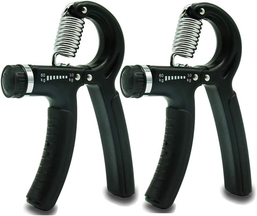 Dalonfly 2 Pack Hand Grip Strengthener Set,Adjustable Resistance (22~132Lbs) Finger Gripper- Hand Wrist Trainer Exerciser for Quickly Increasing Wrist Forearm and Finger Strength