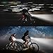 USB Rechargeable Bike Light Set, Bicycle Front Headlight and Rear LED Light, 6+4 Light Modes and Long Battery Life