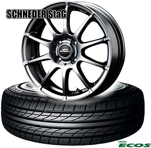 ヨコハマdna Ecos Es300 195 50r15 v 軽量アルミホイール Schneider Stag 15