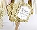 Kate Aspen Gold Glitter Hand Fan (Set of 12)