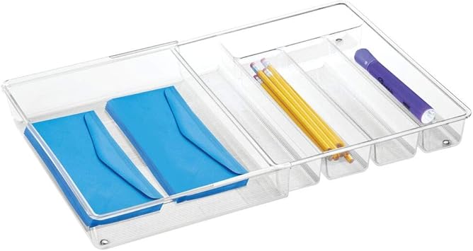 Amazon Com Mdesign Adjustable Expandable 6 Compartment Office