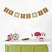 HO HO HO Banner - Snowflake Banner - Merry Christmas Banner Bunting Garland - Holiday Mantle Decorations Party Decor - Family Photo Props