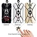SHANSHUI Cell Phone Lanyard, Silicone Case Finger Ring Stand Stretchy Holder with Detachable Neck Strap Compatible with iPhone X XS SE 5s 5 6 7 8 Plus and Most Smart Phones (Black)