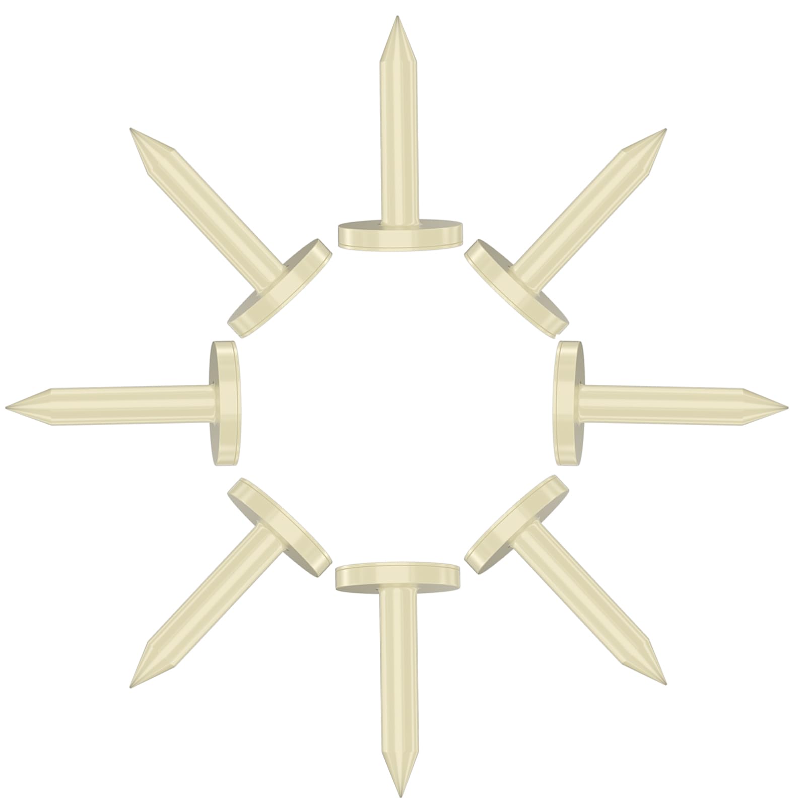 6pcs Timeskey NFC Patrol Tags Ntag213 NFC Tag Tree Nail Inductive Tags, Heat-Resistant 13.56MHz RFID Patrol Tag for Tree Control Management and Patrol System Checkpoint