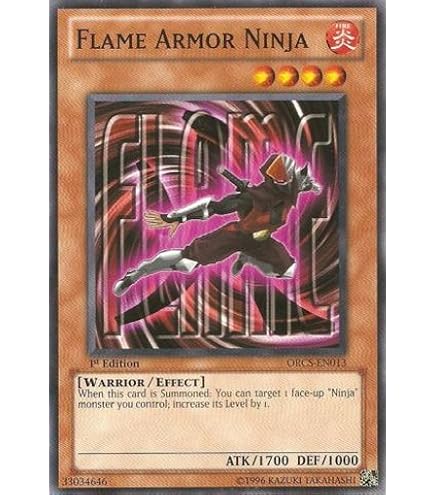 Amazon.com: Yu-Gi-Oh! - Aqua Armor Ninja (ORCS-EN015) - Order of Chaos -  1st Edition