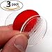 Bright Eyes 3-Pack (2 Clear, 1 Red) Diffuser Lens - for Use with Bright Eyes 1200 Lumen Rechargeable Bike Lights. Can Also Be Used for Other Similar Bike Lights