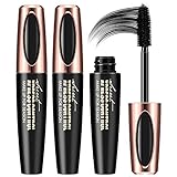 2PCS 4D Silk Fiber Eyelash Mascara，Extra Long Lash Mascara and Thick, Long Lasting, Waterproof & Smudge-Proof, All Day Exquisitely Lush, Full, Long, Thick, Smudge-Proof Eyelashes