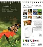 Donald Verger Butterfly Flower Birthday and Anniversary Perpetual Wall Desk Fine Art Books and Calendars - Unique and Great Nature Gifts and Stocking Stuffers for Christmas, Xmas & Holidays for Him, Her, Women, Men, Husband and Wife - Updated 2014