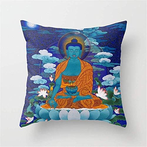 Medicine Buddha Throw Pillow Cushion Covers Case 18 x 18 inch