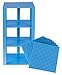 Premium Sky Blue Stackable Base Plates - 10 Pack 6