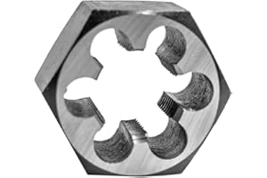 Century Drill & Tool, 98221, 1-14 NF, Hex Die, Precision Cut External Threads, High Carbon Alloy Steel