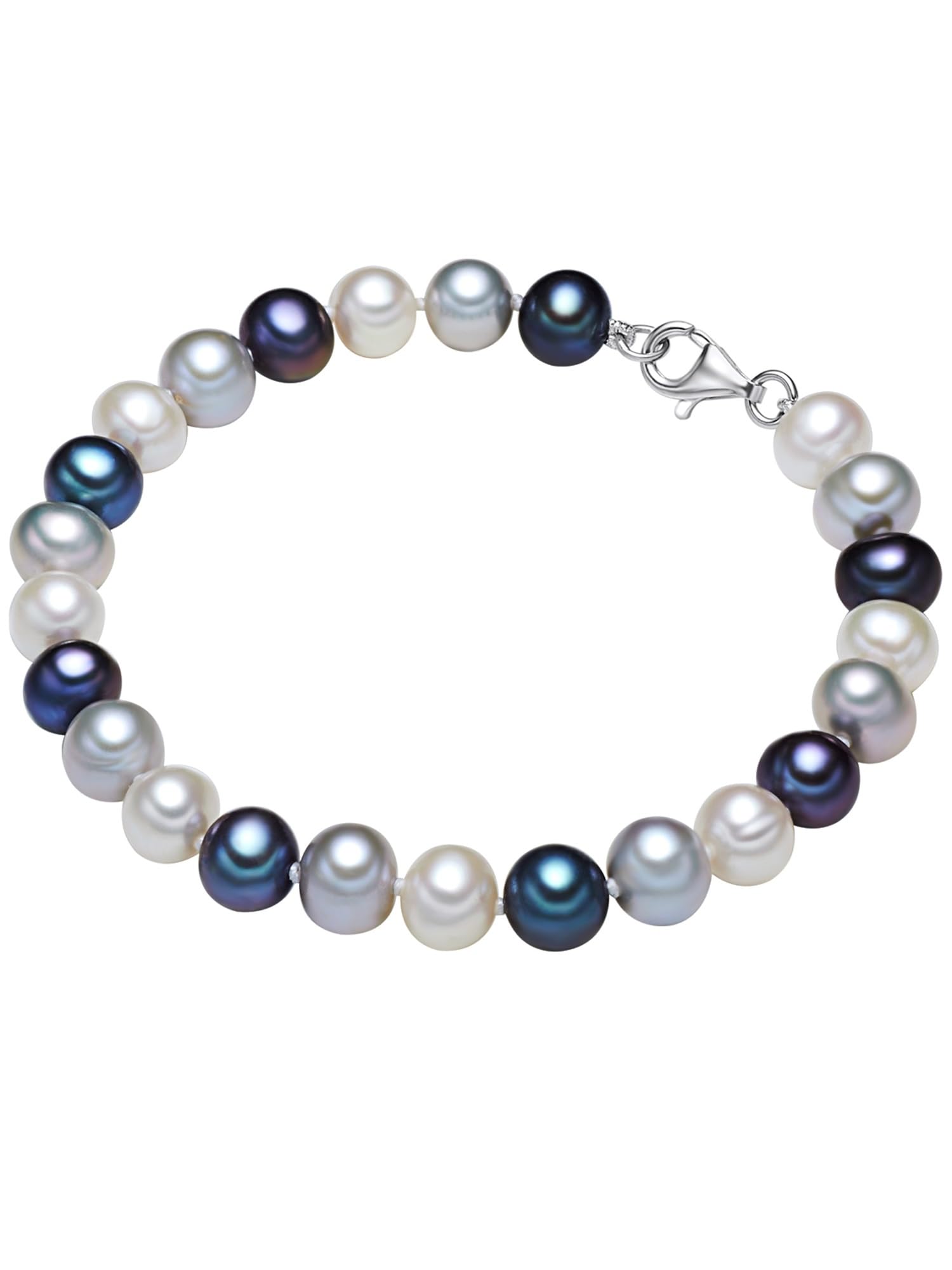 Valero Pearls Female 925/- Sterling Silver Pearl Bracelet