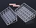 doopootoo Clear Acrylic Trapezoid 24 Lattices Lipsticks 14.59.57.3cm Cosmetic Perfume Organizer Display Holder Storage Shelf