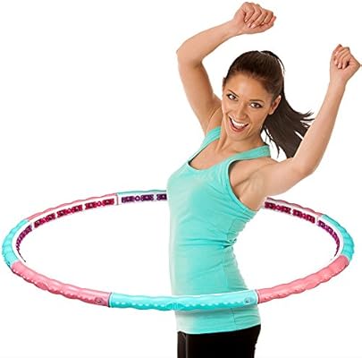 meteor Premium Hula Hoop Aro de Fitness Bolas de Masaje, aro, 3 ...