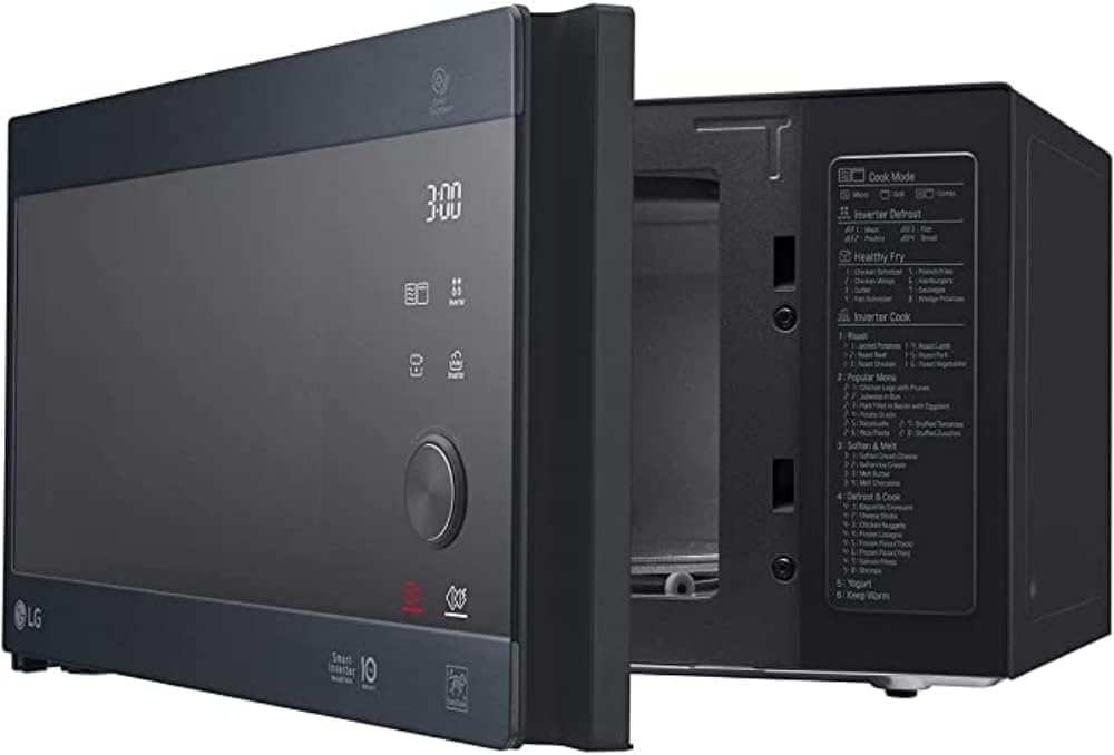 LG Electronics MH6565CPB Mikrowelle mit Grill/ǀ Stiftung Warentest Testsieger ǀ 25 L ǀ / 1000W/ schwarz 6
