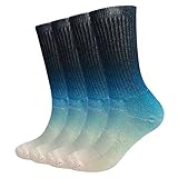 EnerWear 4 Pack Women’s Merino Wool Outdoor Hiking Trail Crew Sock …