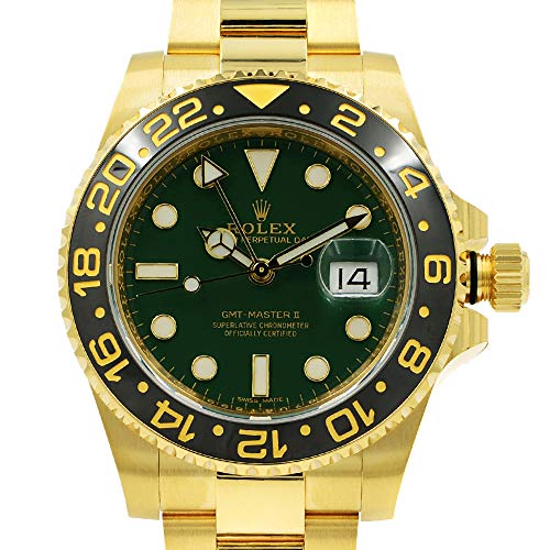 Rolex-GMT-Master-II-Anniversary-Green-Yellow-Gold-Automatic-Watch-116718LN